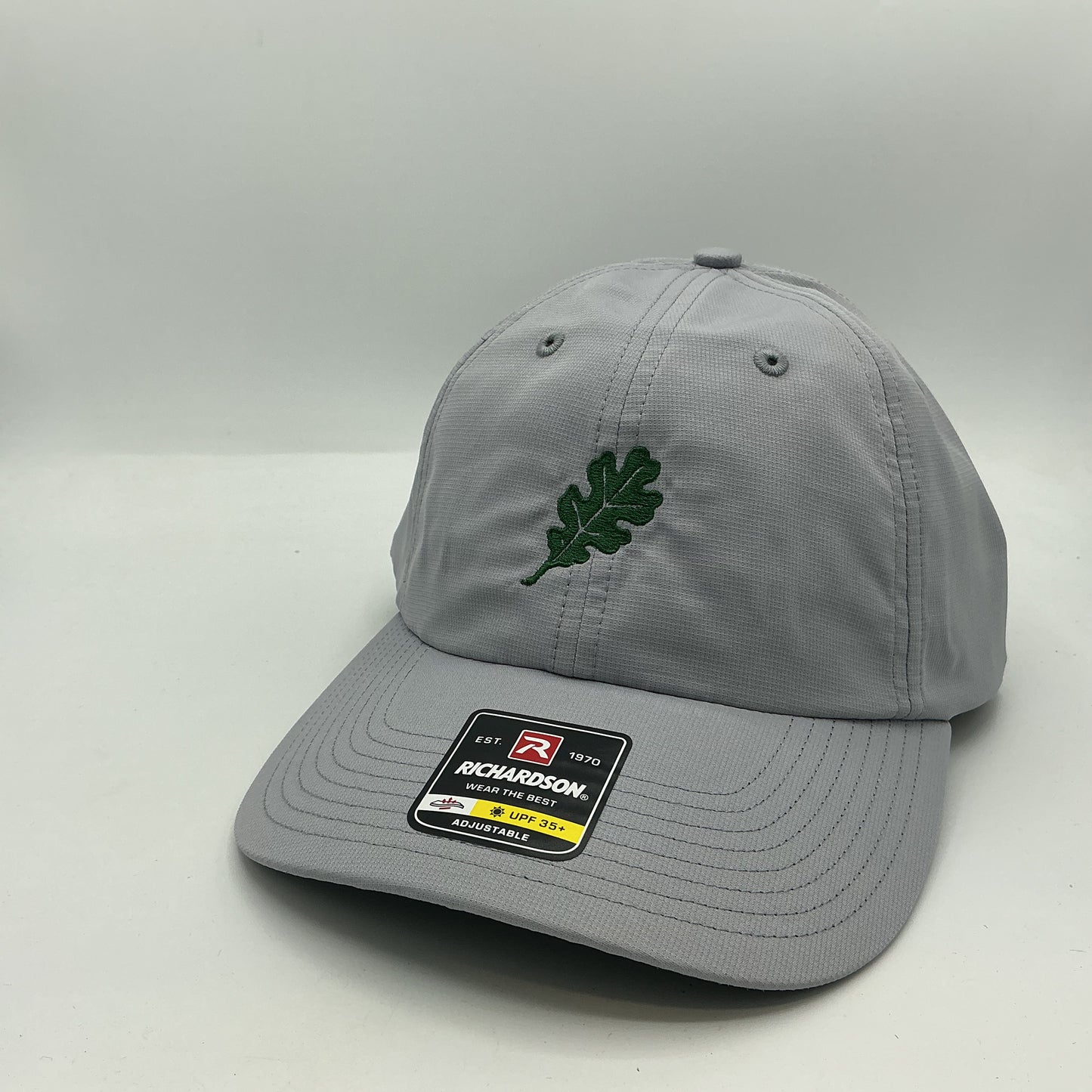 Woodley Co Leaf Logo Hat - Grey Dri-Fit