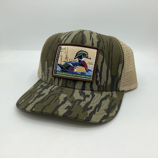 Duck Stamp Hat Wood Duck '12-'13 - Bottomland Trucker
