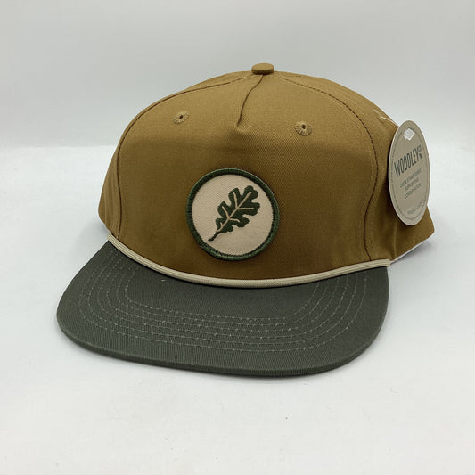 Woodley Logo Circle Leaf Patch Hat-Stuttgart Rope