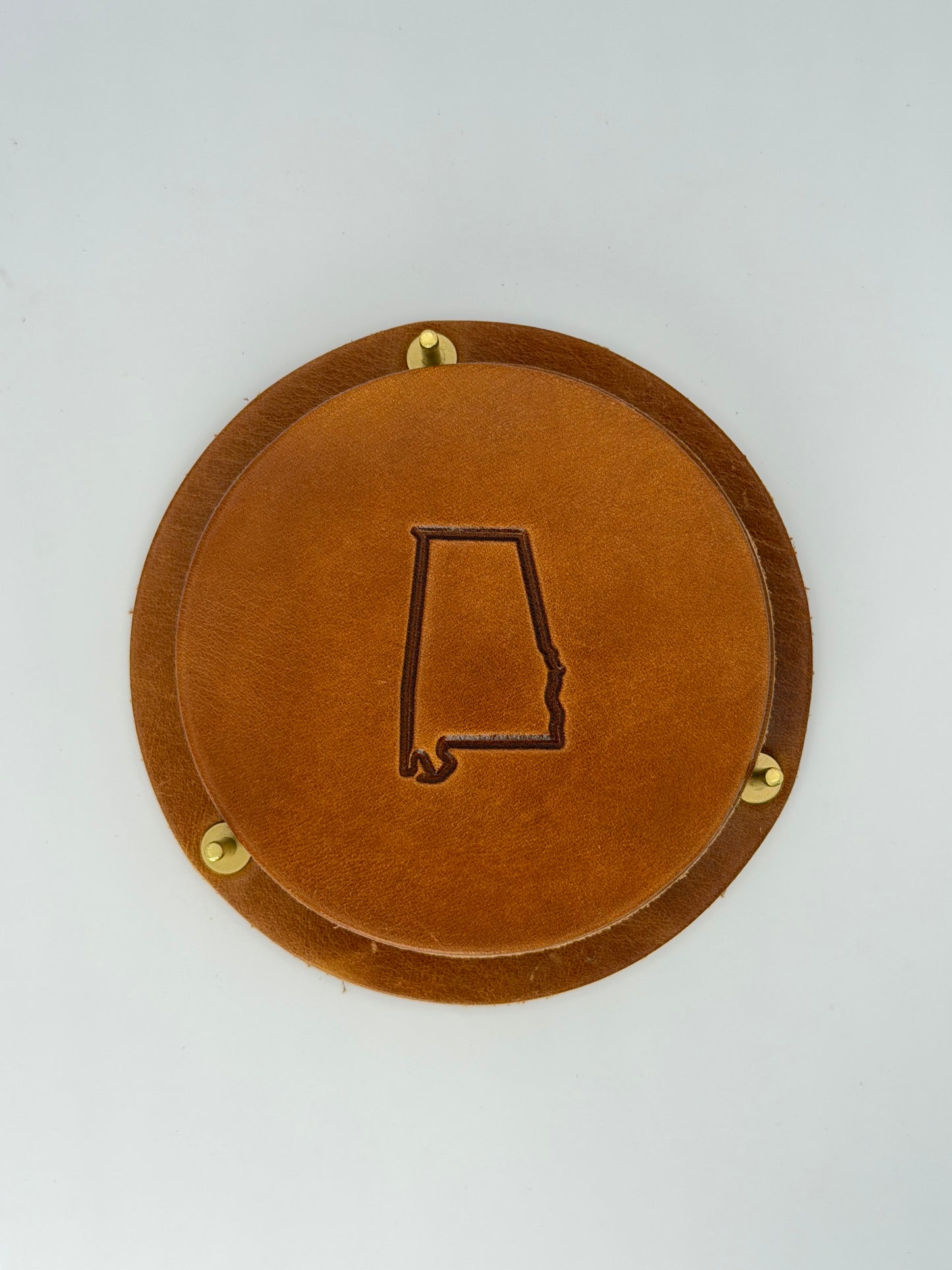 Leather Coaster Set - States
