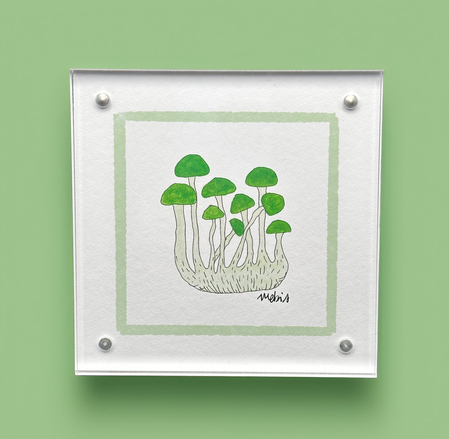 Mushroom Square Prints