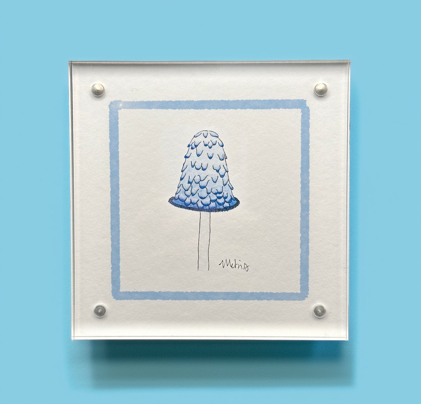 Mushroom Square Prints