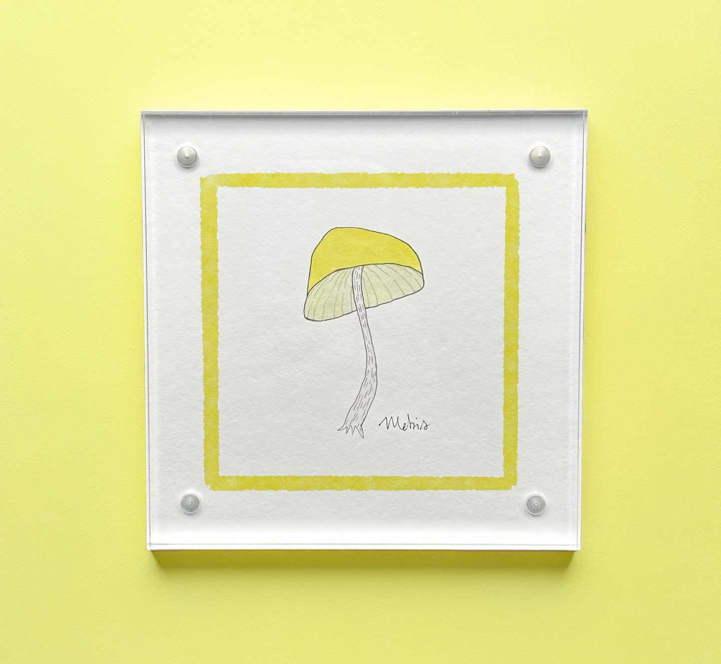 Mushroom Square Prints