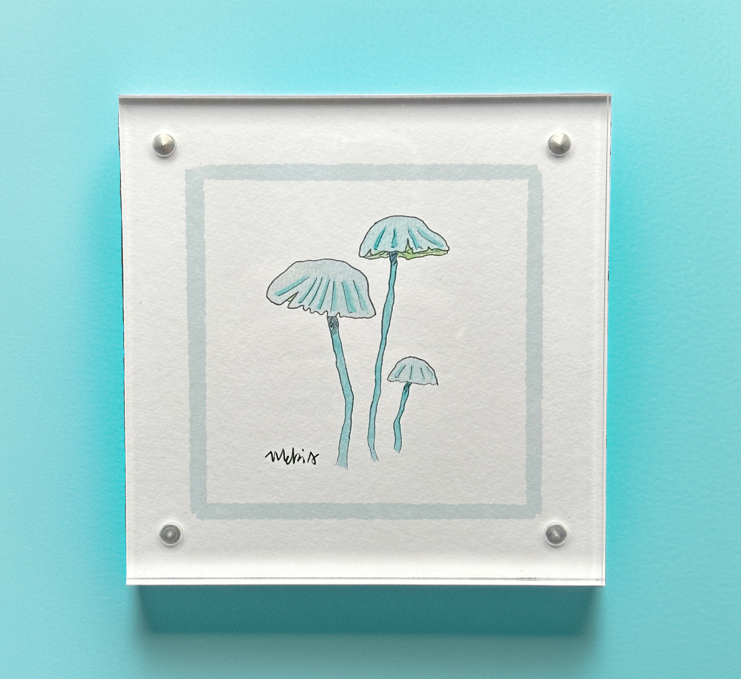Mushroom Square Prints