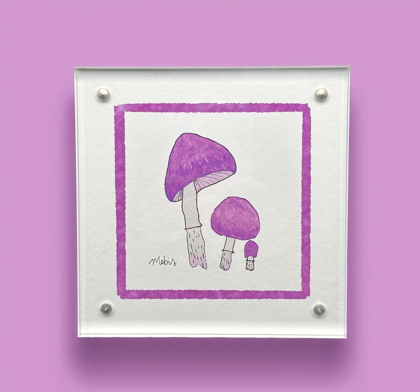 Mushroom Square Prints