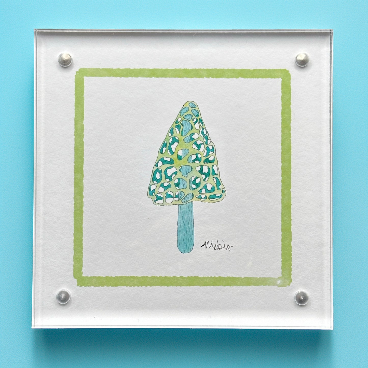 Mushroom Square Prints