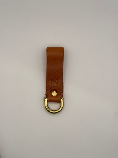 Leather Key Fob - Ducks