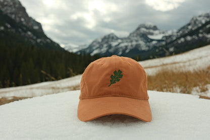 Woodley Co Logo Hat - Orange Brushed Cotton