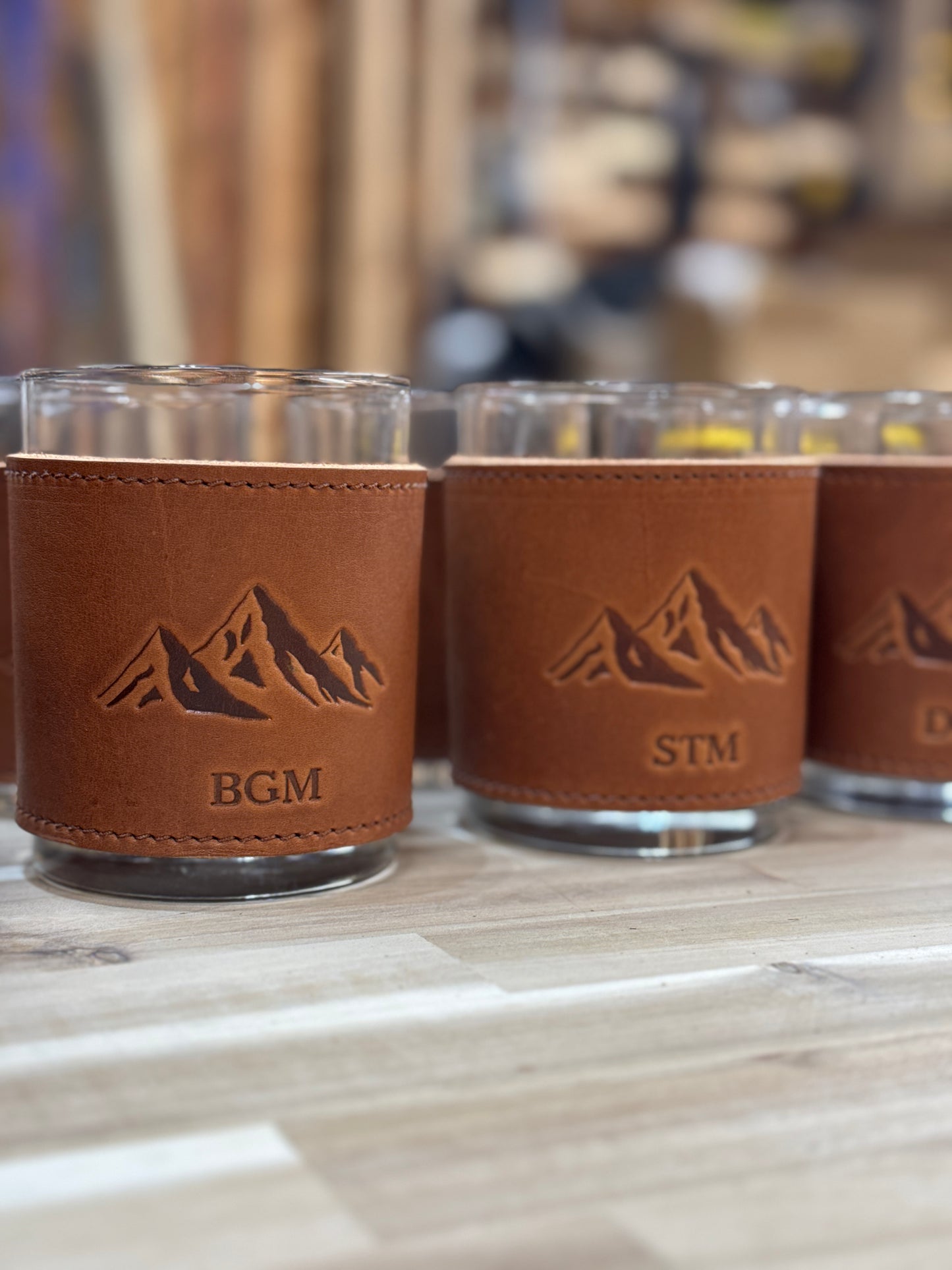 Rocks Glasses Custom Logo