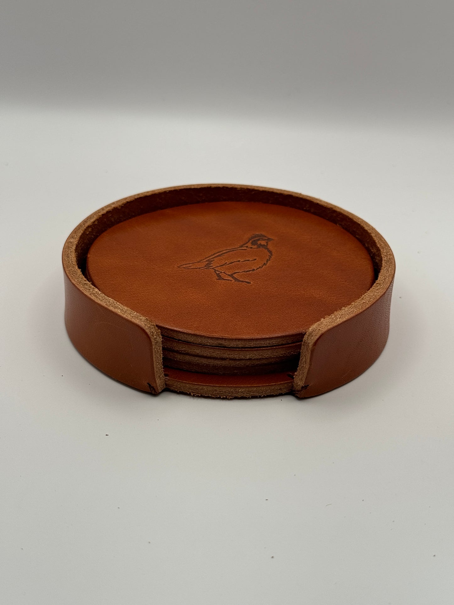 Leather Coaster Set - Upland