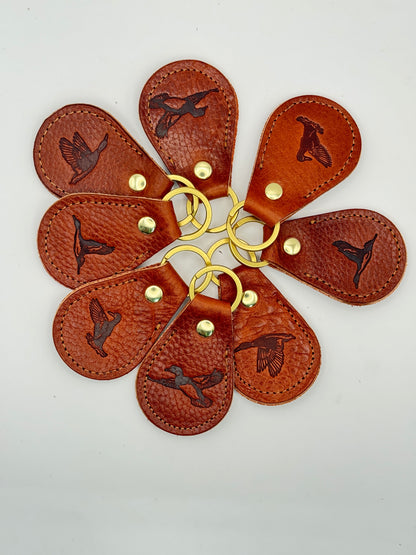 Leather Key Fob - ROUND