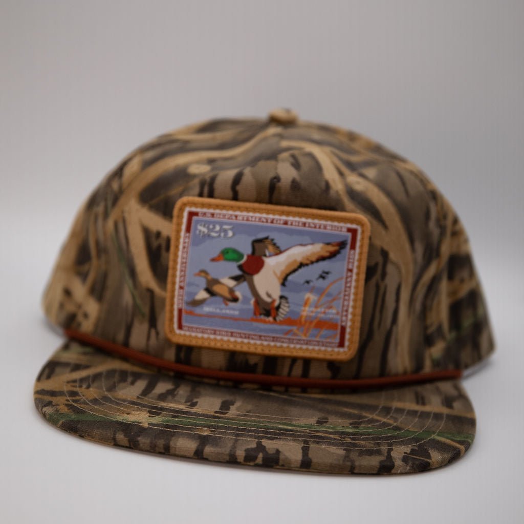 Duck Stamp Hat Mallards '18-'19 - Mossy Oak ShadowGrass Rope