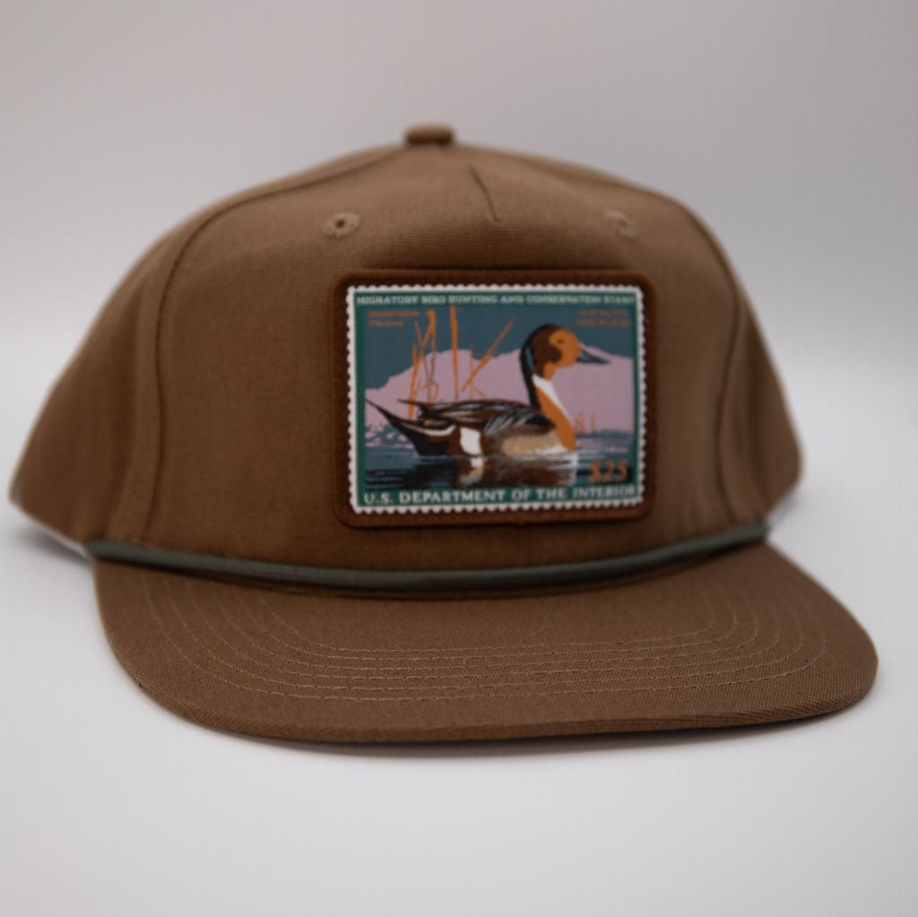 Duck Stamp Hat Northern Pintail '24-'25 - Tobacco Rope