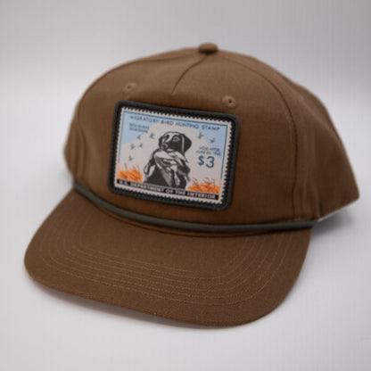 Duck Stamp Hat King Buck '59-'60 - Tobacco Rope
