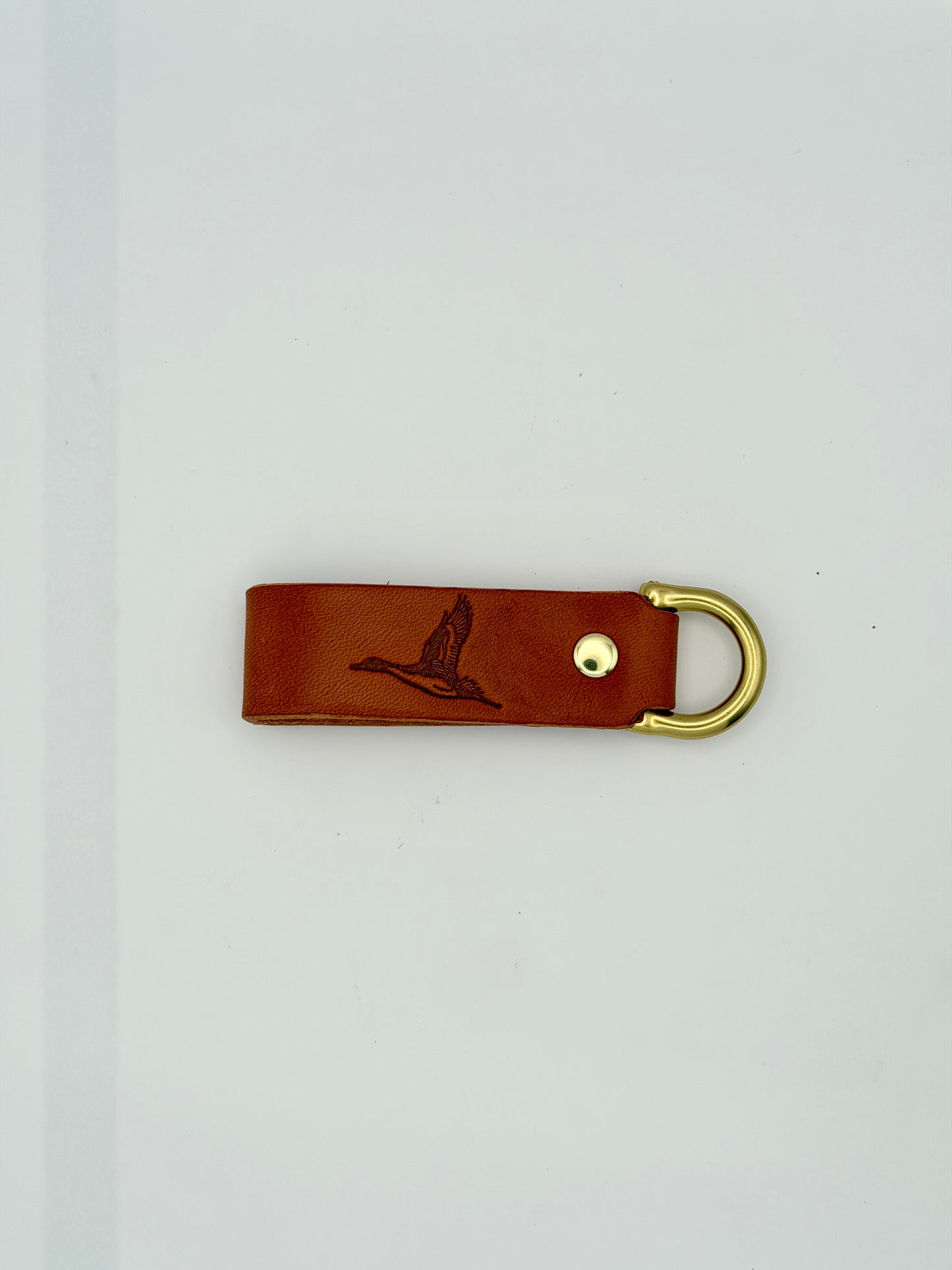 Leather Key Fob - Ducks