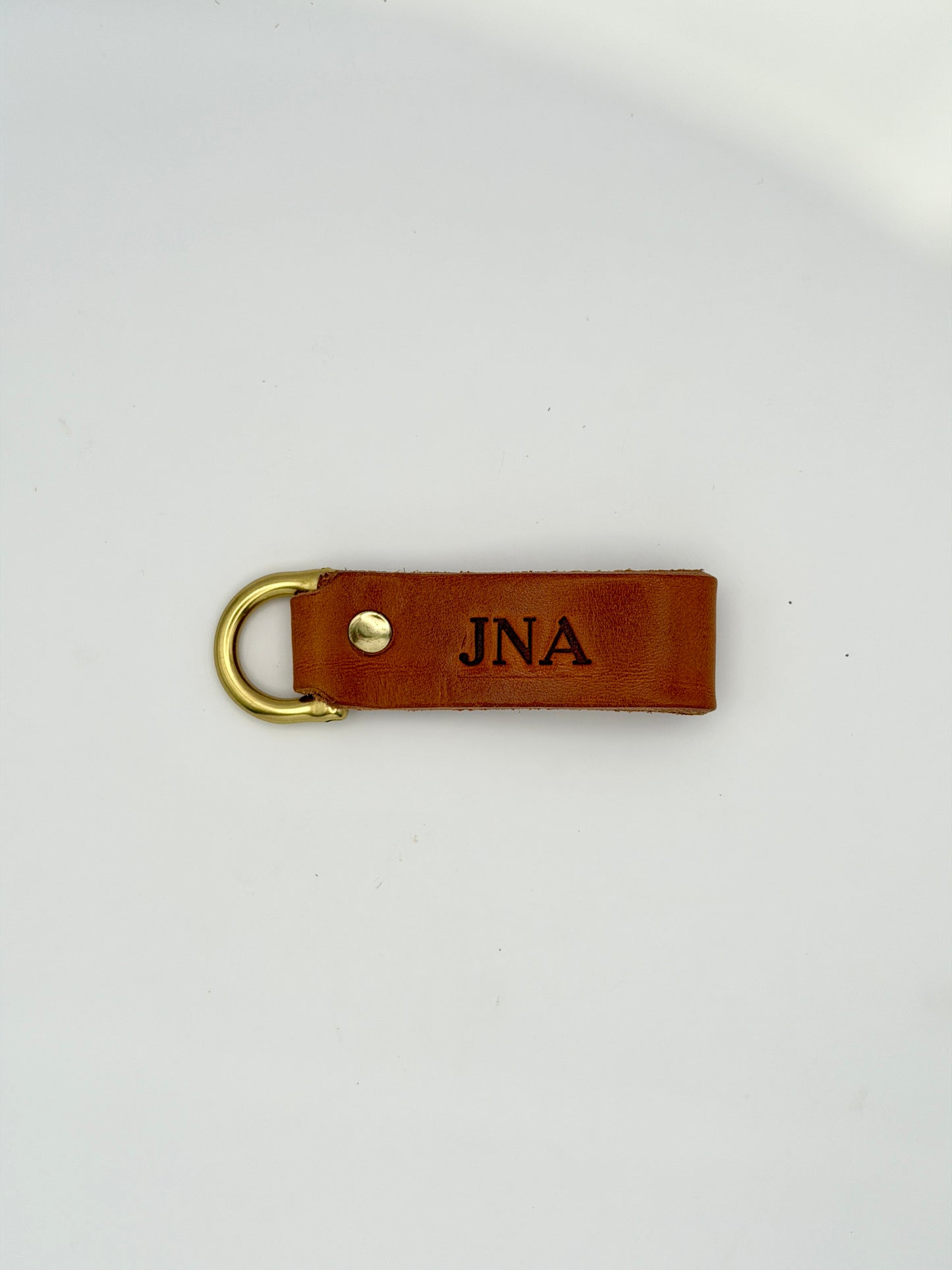 Leather Key Fob - Plain or Monogram