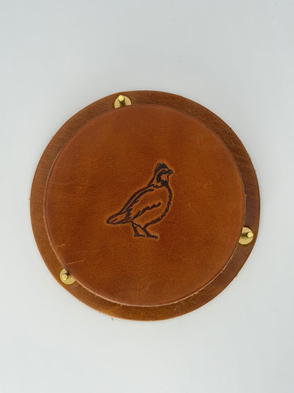 Leather Coaster Set - Upland