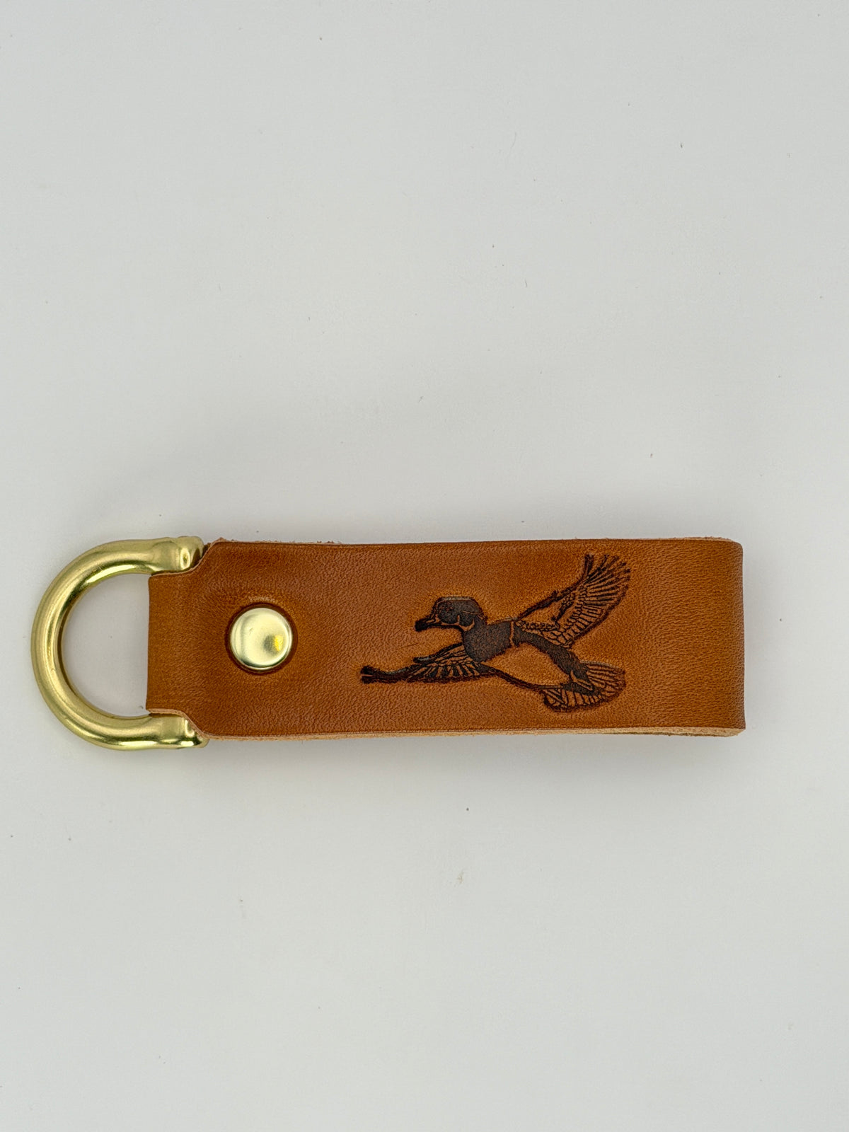Leather Key Fob - Ducks