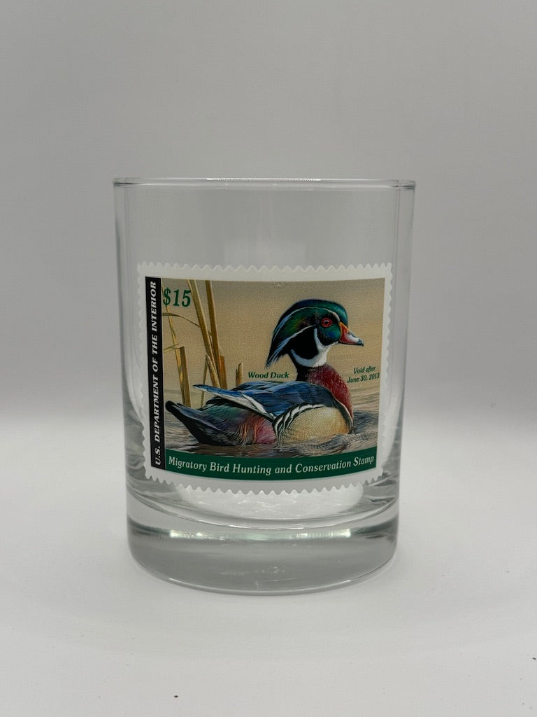 Duck Stamp Rocks Glasses