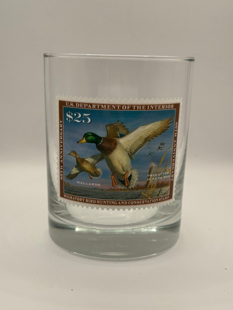 Duck Stamp Rocks Glasses